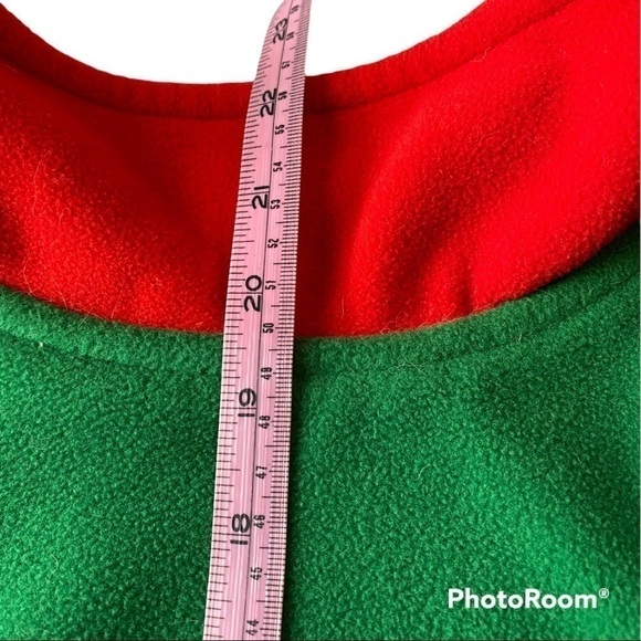 Petco set of 2 reversible fleece dog coats green/ red plaid & blue/Gray argyle - Picture 13 of 14